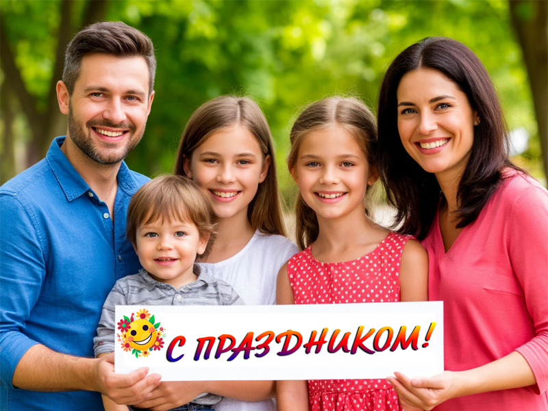 Поздравляем с Международным днём семьи!.