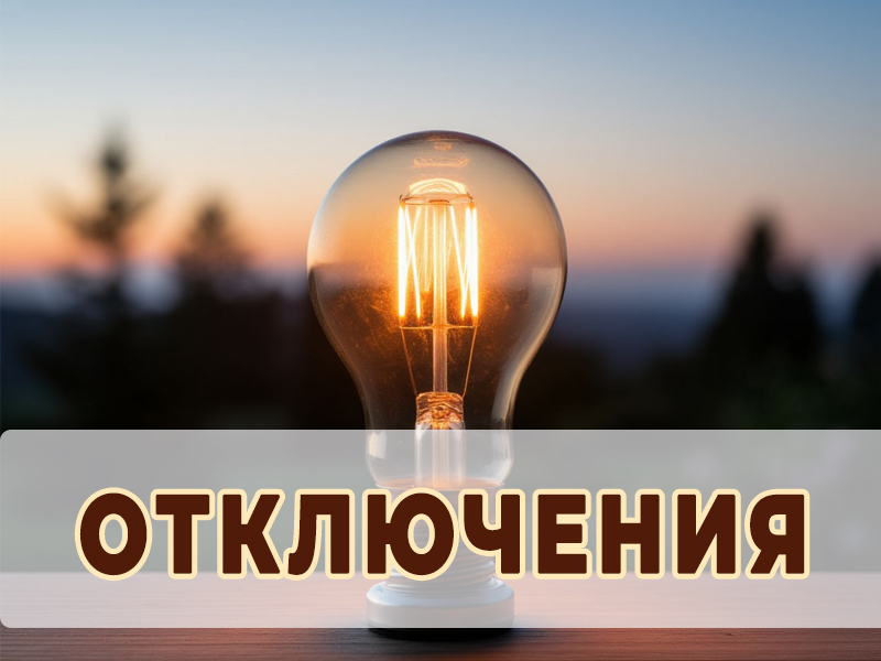 Плановые отключения электроэнергии.