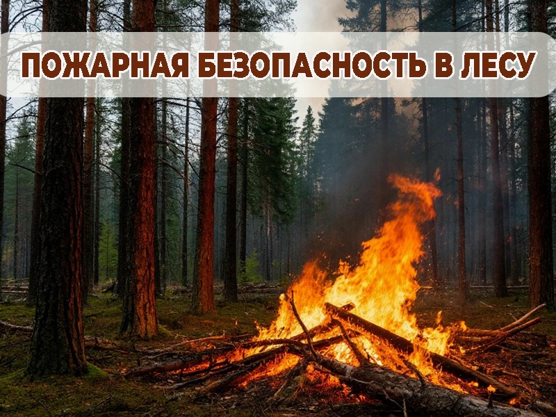 Пожарная безопасность в лесу (природные пожары).