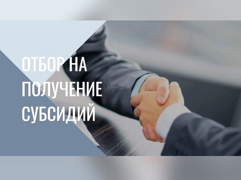 Отбор на получение субсидий.
